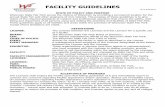 Facility Guidelines