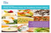 Oncology Nutrition Easy to Chew Easy to Swallow Food Ideas