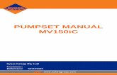 PUMPSET MANUAL MV150iC