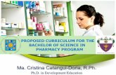 Ma. Cristina Catangui-Doria , R.Ph. - ust-legazpi.edu.ph