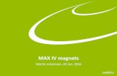 MAX IV magnets