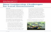 New Leadership Challenges for Local Government
