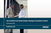 Als Arzt/Ärztin bei Roland Berger Strategy Consultants ...