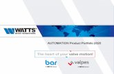 AUTOMATION Product Portfolio 2020 - Latentek