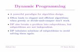 Dynamic Programming - Department of Computer Science