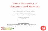 Virtual Processing of Nanostructured Materials