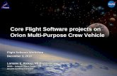 Core Flight Software projects on Orion Multi-Purpose Crew ...