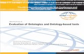 Workshop 6 Evaluation of Ontologies and Ontology-based tools