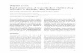 Original article Rapid quantitation of neuraminidase inhibitor