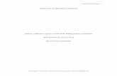 Analysis of Reverse Logistics in Soft-Drink Bottling Industry of