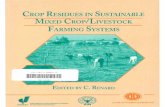 CROP RESIDUES IN SUSTAINABLE MIXED CROP/LIVESTOCK FARMING SYSTEMS