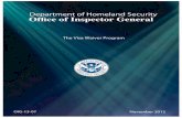 The Visa Waiver Program - OIG/DHS HomePage