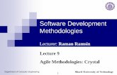 Lecture 9: Agile Methodologies - Scrum