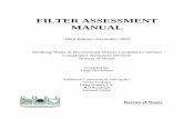 FILTER ASSESSMENT MANUAL - SC DHEC