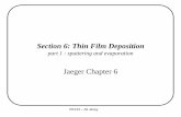 Section 6: Thin Film Deposition - EECS Instructional Support Group