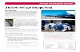 Shrink-Wrap Recycling - Western Lake Erie Basin Partnership