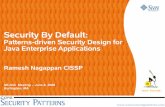 Patterns-driven Security Design for Java Enterprise Applications