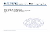 Deposit Insurance Bibliography