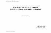 Food Retail and Foodservices Code - Alberta