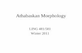 Athabaskan Morphology