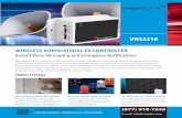 VNS2210 - Wireless Audio/Visual Controller