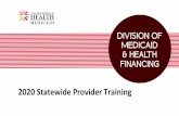2020 Statewide Provider Training