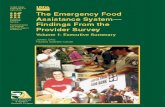 The Emergency Food Assistance System--Findings From the Provider