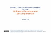 Software Development Security Domain