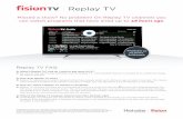 Replay TV With Fision -