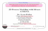 2D Process Modeling with Silvaco ATHENA Dr. Lynn Fuller