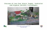 Diorama of Low-Cost Water Supply, Sanitation and Hygiene (WASH