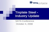 Tinplate Steel - Industry Update - SATA Home Page