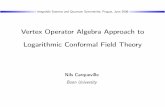 Vertex Operator Algebra Approach to Logarithmic Conformal Field Theory