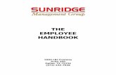 THE EMPLOYEE HANDBOOK - SunRidge Management Group