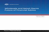 Wholesale and Retail Clients Options Paper