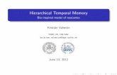 Hierarchical Temporal Memory - Slovensk technick univerzita v