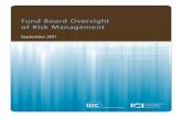 Fund Board Oversight of Risk Management - ICI