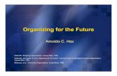 Organizing for the Future - Massachusetts Institute of Technology