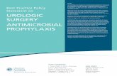Urologic Surgery Antimicrobial Prophylaxis