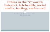 Internet, telehealth, social media, texting, and e-mail