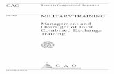Management and Oversight of Joint Combined Exchange Training