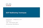 BGP Multihoming Techniques - Meet us in Phoenix Arizona for NANOG