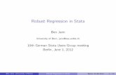 Robust Regression in Stata - Stata | Data Analysis and Statistical