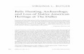 Relic Hunting, Archaeology, and Loss of Native American Heritage