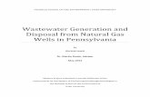 Wastewater Generation and Disposal from Natural Gas Wells in Pennsylvania