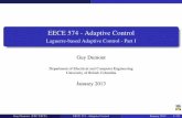 EECE 574 - Adaptive Control - Laguerre-based Adaptive Control - Part I
