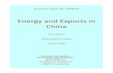 Energy and Exports in China