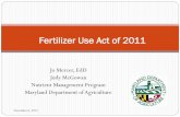 The Fertilizer Use Act of 2011