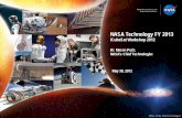 NASA Technology FY 2013