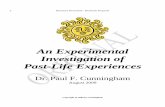 An Experimental Investigation of Past-Life Experiences